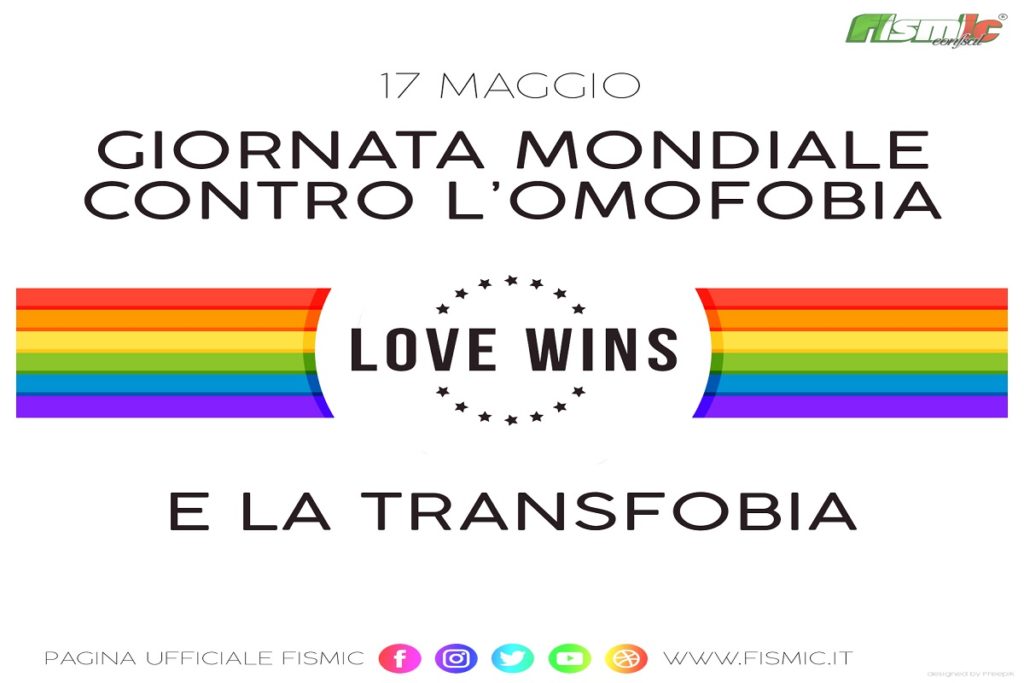 Giornata Mondiale Contro Lomofobia Fismic